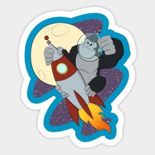 To the Moon! Sticker